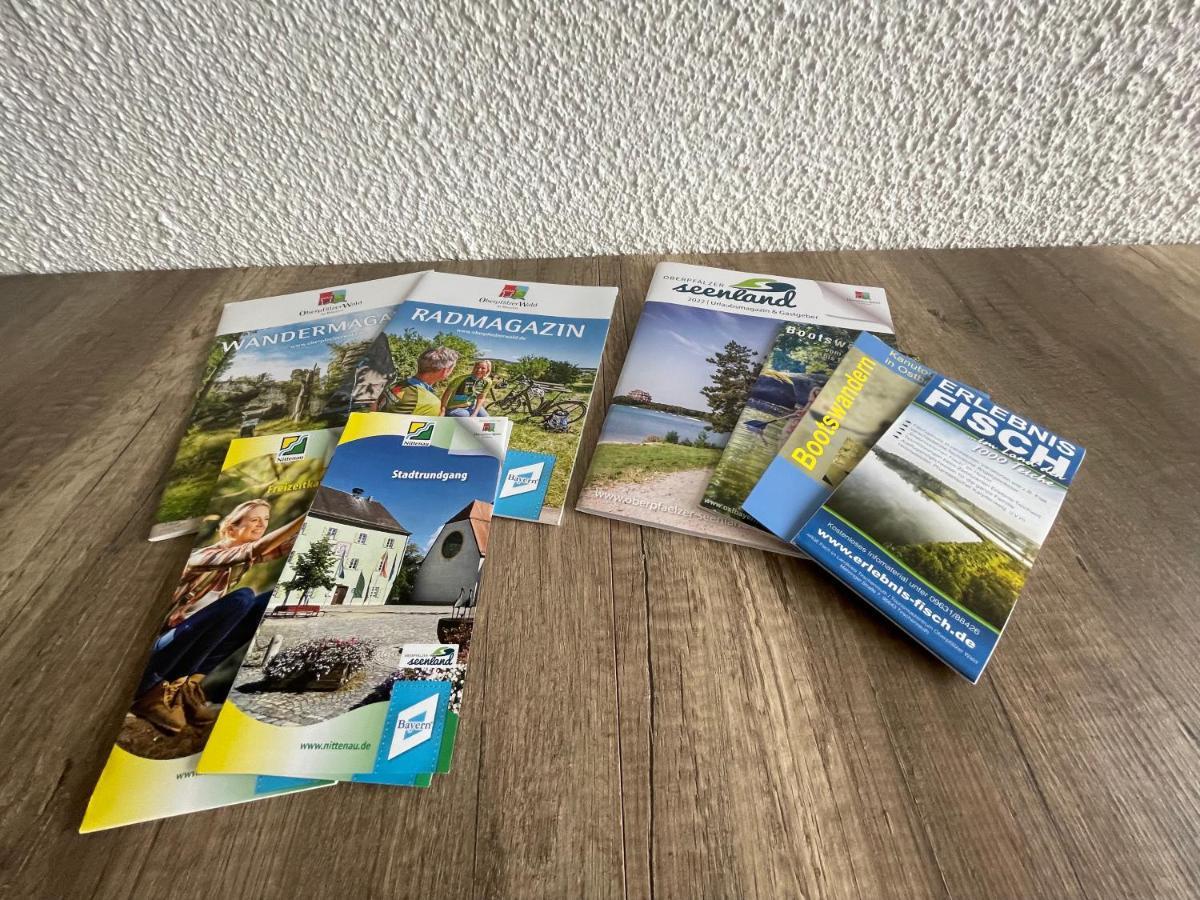 Ferienwohnung Schöne Unterkunft mit Kamin im Oberpfälzer Seenland Nittenau Exterior foto